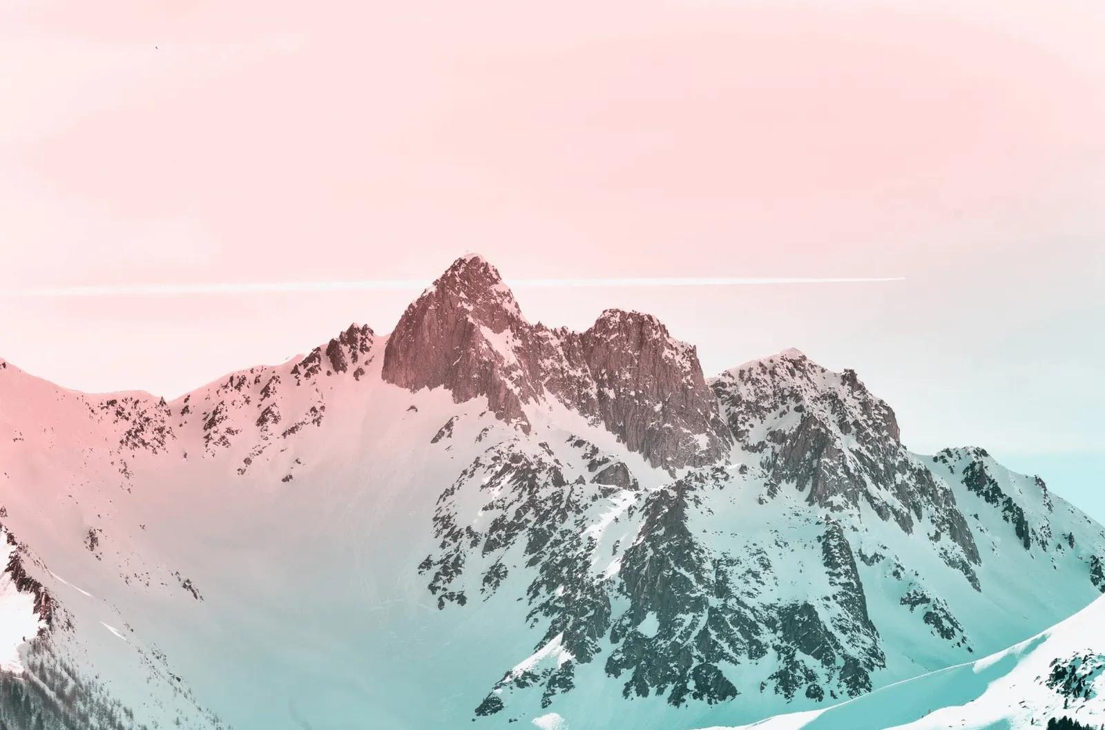 Mountain landscape representing leadership perspective and vision