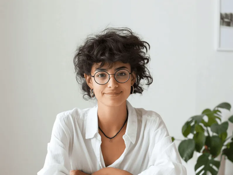 Smiling woman